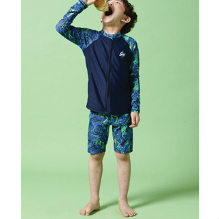 ภาพขนาดย่อของภาพหน้าปกสินค้าKIDSZONE ชุดว่ายน้ำเด็กผู้ชาย เสื้อแขนยาว+กางเกงขาสั้น รุ่น 3351 จากร้าน kidszone.shop บน Shopee