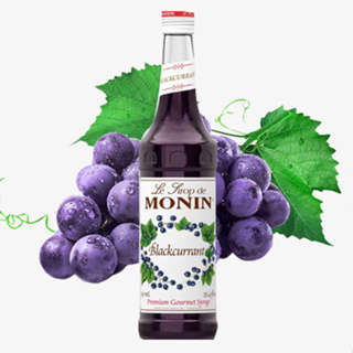 (WAFFLE) โมนิน ไซรัปแบล็คเคอแรนท์ บรรจุขวด 700 ml. MONIN Blackcurrant Syrup น้ำเชื่อม MONIN กลิ่น “Blackcurrant”