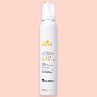 MILK SHAKE Whipped Cream 200 ml.สารสกัดจากโปรตีนม และผลไม้ ช่วยเติมเนื้อผม และ ให้ความชุ่มชื้นแก่เส้นผม