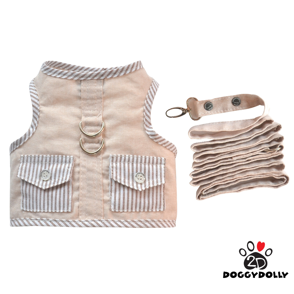 pet-cloths-doggydolly-เสื้อผ้าแฟชั่นสัตว์เลี้ยง-เสื้อผ้าสุนัข-เสื้อหมาแมว-ชุดเสื้อสายจูง-ชุดรัดอก-body-harness-dcl171