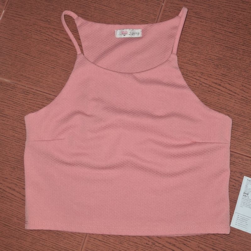 เสื้อสายเดี่ยวสีชมพู-ไซต์s