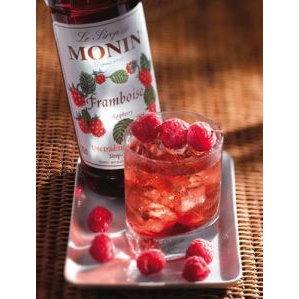 (KoffeeHouse) น้ำเชื่อม MONIN กลิ่น “Raspberry” ไซรัปโมนิน ไซรัปราสเบอร์รี่ MONIN Raspberry Syrup บรรจุขวด 700 ml.