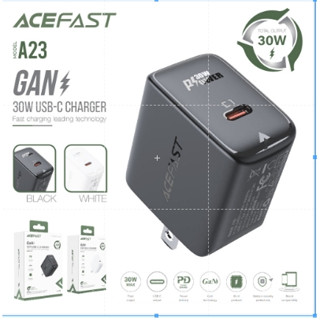 หัวชาร์จ ชาร์จเร็ว 30W ชาร์จด่วน ACEFAST รุ่น A23  Max Fast Charge Wall Charger GaN PD30W (1xUSB-C) US