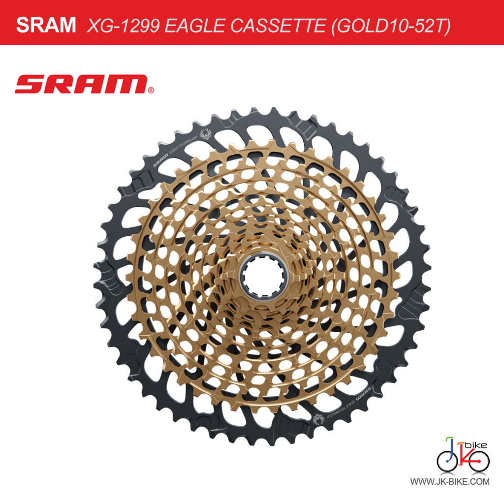 เพืองจักรยาน 12สปีด SRAM XG-1299 EAGLE CASSETTE (10-52T