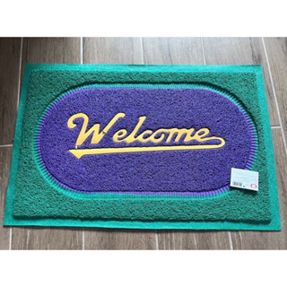 ภาพหน้าปกสินค้า🔥พรมเช็ดเท้า WELCOME 🔥ยางใยไวนิล (ดักฝุ่น/กันลื่น) ยึดติดพื้นดี Welcome Floor Mat ที่เกี่ยวข้อง