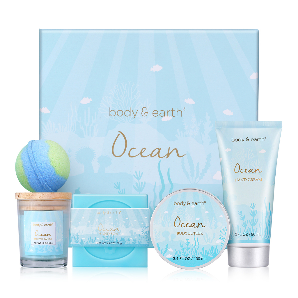 body-amp-earth-5pcs-ocean-bath-spa-gift-set-ชุดของขวัญสปาอาบน้ำโอเชี่ยน-5-ชิ้น-ชุดอาบน้ำหอมทะเล-ของขวัญวันเกิด-ชุดของขวัญ