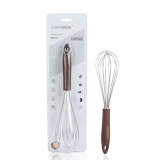 CHEFMADE ตะกร้อตีไข่ ตะกร้อผสมอาหาร Stainless Steel Whisk with Plastic Handle (WK9214)