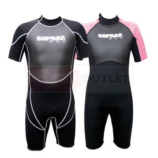 Scuba Diving Wetsuit เวทสูทดำน้ำ นีโอพรีน Sopras Phantom/Isida 3mm