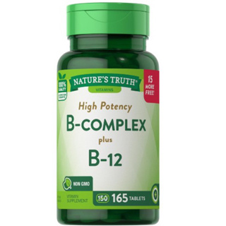 Natures Truth Vitamin B Complex | Plus B12 | 165 Tablets