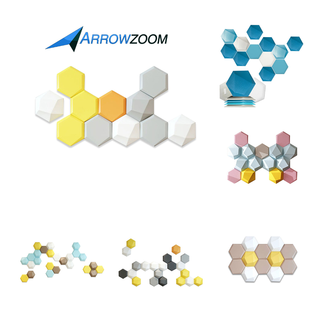 อาร์โรซูมสติกเกอร์-3-มิติ-แผ่นตกแต่งผนังแบบหกเหลี่ยมดั้งเดิม-ที่มาพร้อมกับสกรูเข็มขัด-ใช้กาวแน่นอน-มีทั้งหมด-7-ลายการออกแบบให้เลือก-ใช้ได้กับการตกแต่งภายในบ้าน-งาน-diy-และการตกแต่งบ้าน-ต่าง-ๆ-สินค้ารห