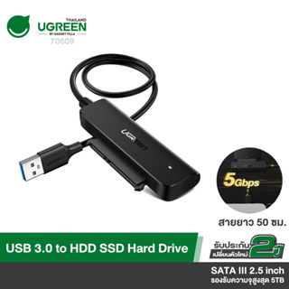 ภาพหน้าปกสินค้าUGREEN รุ่น 70609 SATA to USB Cable USB 3.0 to Hard Drive Adapter Converter Compatible with PS5 PS4 PS3 Router ที่เกี่ยวข้อง