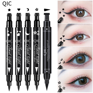 Q623 Qic 2IN1 Double eyeliner pencil  อายไลเนอร์แบบสองหัวกันน้ําติดทนนาน