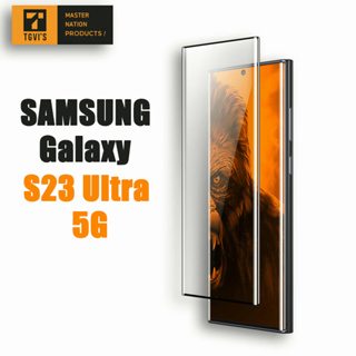 Samsung Galaxy S23 Ultra 5G ฟิล์มนิรภัยแบบโค้ง รองรับลายนิ้วมือเพื่อปลดล็อคโทรศัพท์