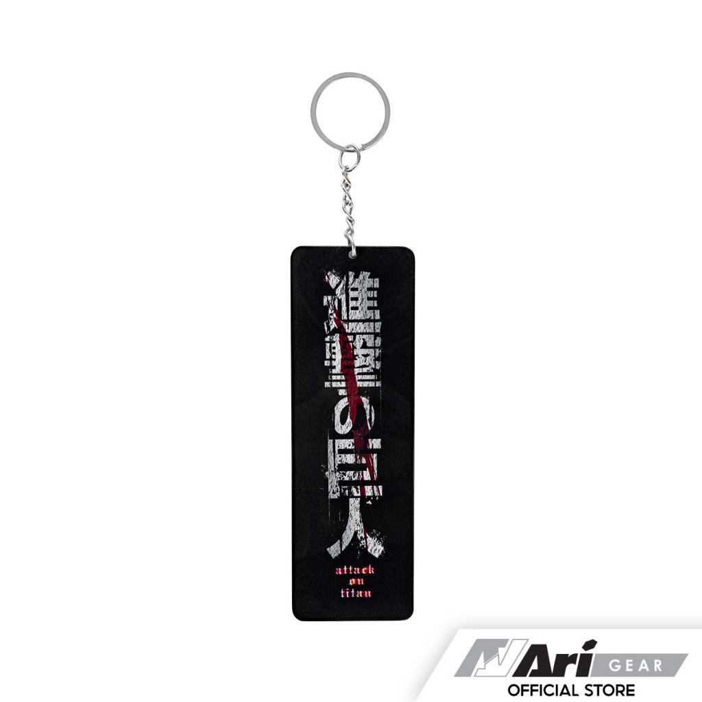 aot-x-ari-acrylic-keychain-black-grey-red
