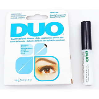กาวติดขนตาปลอม (กันน้ำ) พร้อมส่ง🌈‼️5 กรัม ( ยี้ห้อ DUO กล่องคละะสี)