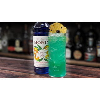 (KoffeeHouse) น้ำเชื่อม MONIN กลิ่น “Blue Curacao” ไซรัปโมนิน ไซรัปบลูคูราเซา MONIN Blue Curacao Syrup 700 ml.