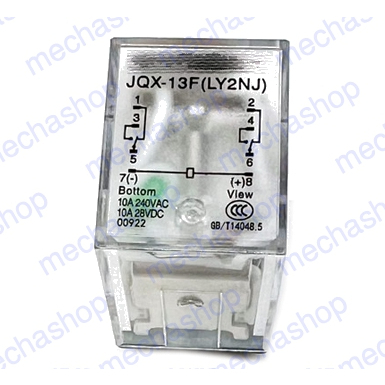 รีเลย์ไฟฟ้า-รีเลย์-relay-ly2nj-10a-control-voltage-coil-dc-24v-contact-ac-dc