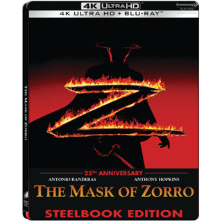 Mask Of Zorro, The /หน้ากากโซโร (4K+Blu ray Steelbook) (4K/BD มีเสียงไทย มีซับไทย) (BoomerangShop)