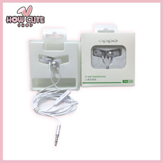 หูฟัง oppo In-ear แท้ headphones อินเอียร์ แบบมาตร รุ่น MH130 [How cute shop]