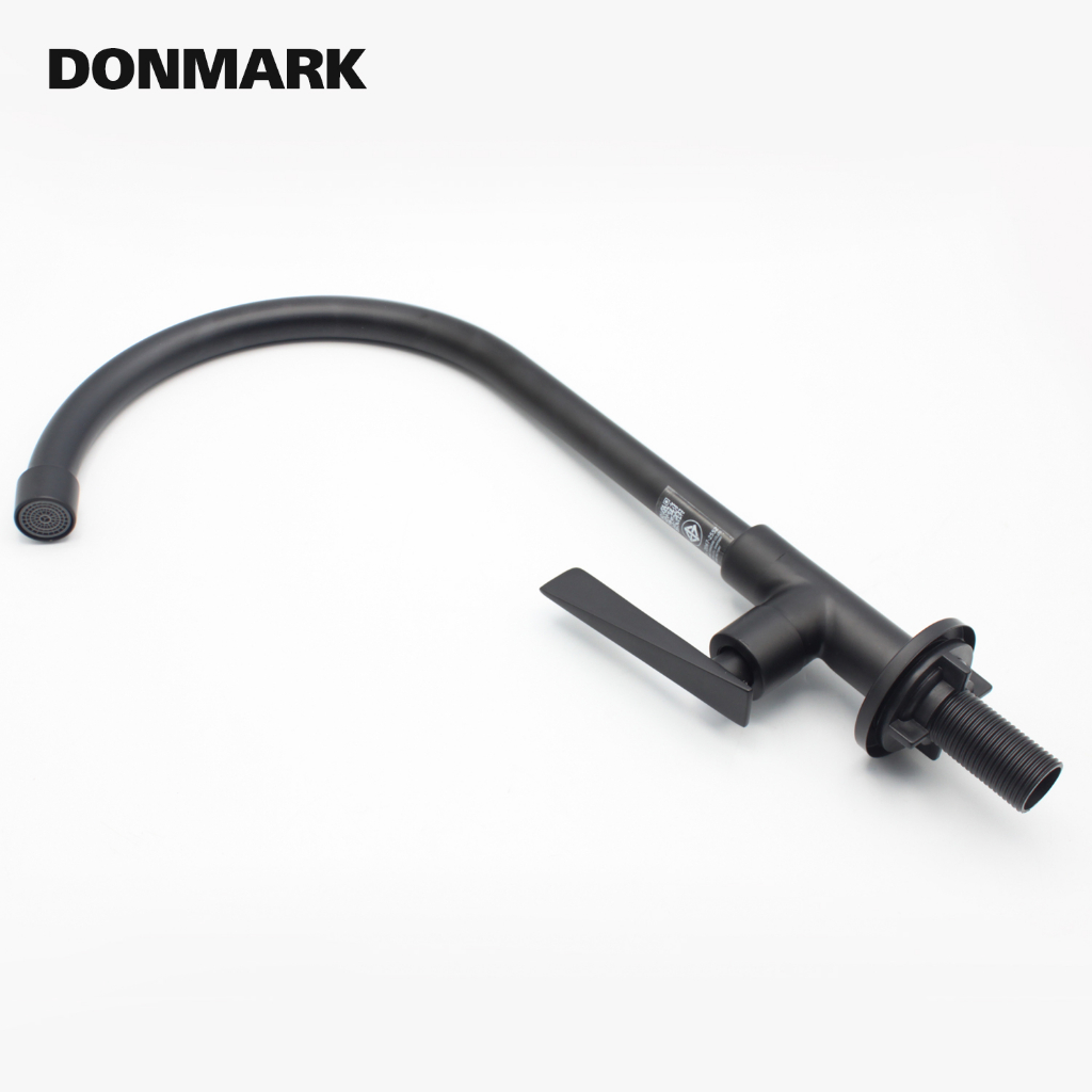 donmark-ก๊อกซิงค์ล้างจาน-ก๊อกซิงค์ดำ-สเตนเลส-เคลือบสีดำ-รุ่น-bm-4809