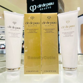 🌟สูตรใหม่‼️Cle De Peau Beaute (Softening /Clarifying) Cleansing Foam 125 ml. ผลิตปี 2022🌟ป้ายคิง แท้💯 จาก King Power