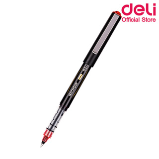 Deli S656-Z1 Gel Pen ปากกาเจล แบบปลอก หมึกสีแดง 0.5mm (แพ็ค 1 แท่ง) ปากกา อุปกรณ์การเรียน เครื่องเขียน ปากกาเจลราคาถูก