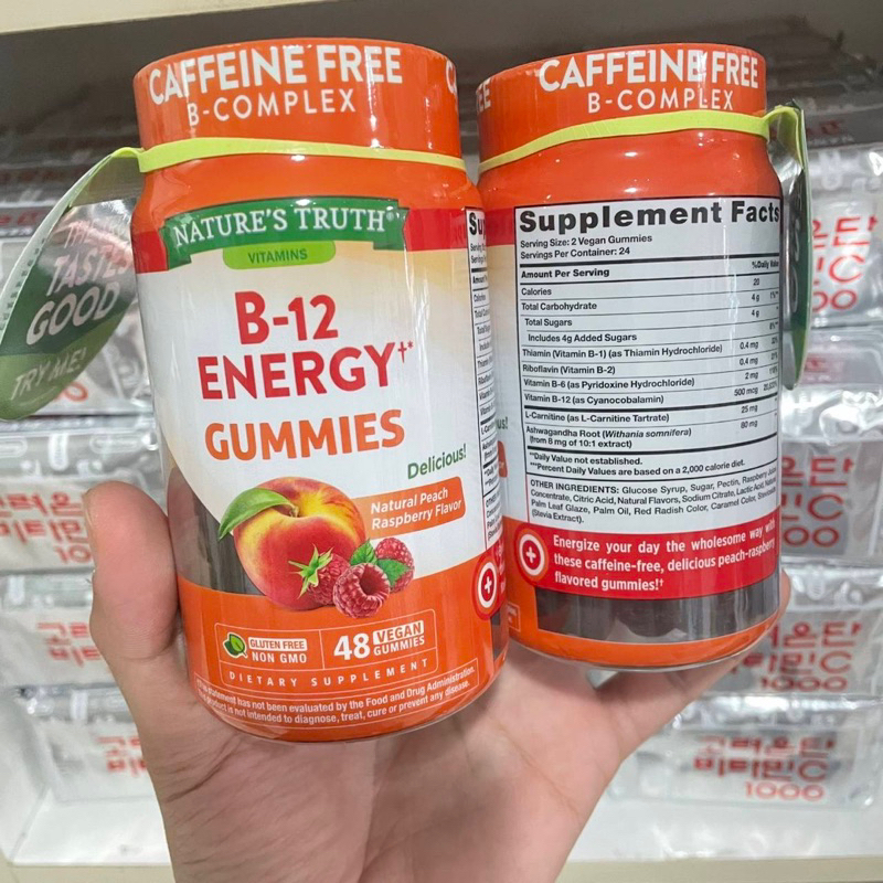 natures-truth-vitamins-b12-energy-gummies-natural-peach-raspberry-48-vegan-gummies