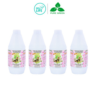 Pure Green เพียวกรีน แชมพูสำหรับสุนัขแพ้ง่ายและลูกสุนัข สูตรExtra Mild อ่อนโยนไม่ระคายเคืองผิว ขนาด 900 Cc. บรรจุ 4 ขวด