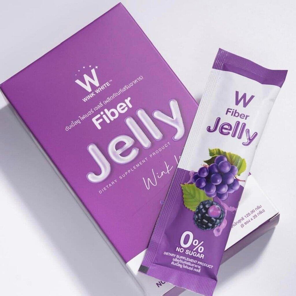 ราคาต่อกล่อง-fiber-jelly-by-wink-white-ดีท็อกซ์เพื่อสุขภาพ-1-กล่อง-5-ซอง