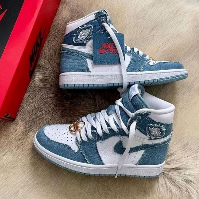 พร้อมส่ง-ของแท้-nike-air-jordan-1-high-og-denim