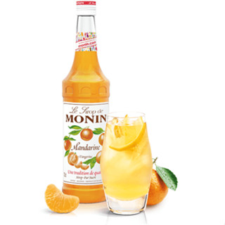 (WAFFLE) โมนิน ไซรัปส้ม บรรจุขวด 700 ml. MONIN Mandarin Tangerine Syrup น้ำเชื่อม MONIN กลิ่น “Mandarin Tangerine”