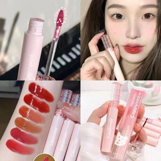 ลิปหมี ลิปกลอส ฉ่ำวาว ติดทนนาน กันน้ำ ลิปสติก Cappuvini Bear gloss Lip CP74