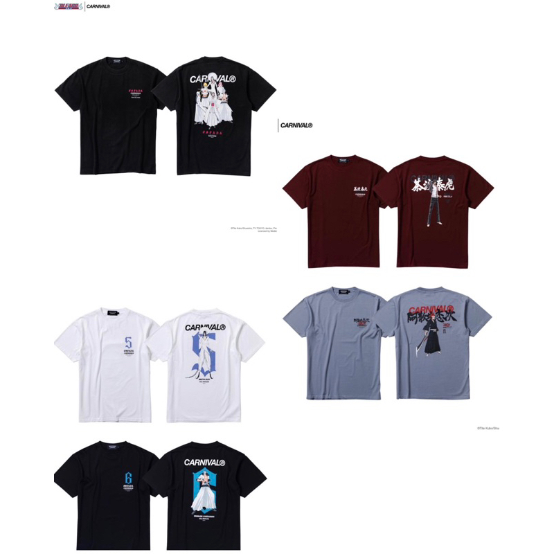[carnival]เสื้อยืด CARNIVAL® x Bleach to soul society