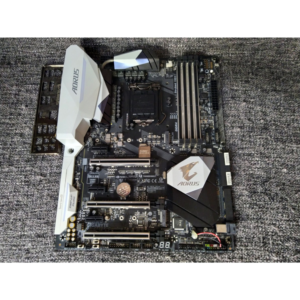 1151V1 Gigabyte AORUS GA-Z270X Gaming 7 M.2 2 ช่อง มีฝาหลัง | Shopee ...