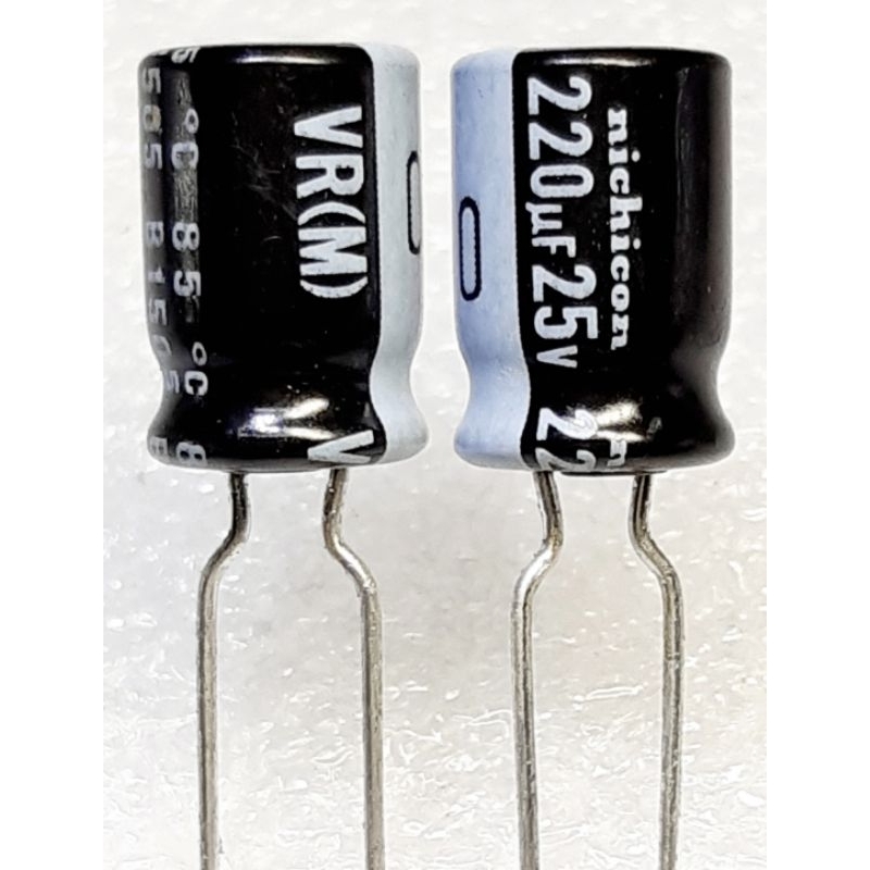 Nichicon VR 220uf 25v capacitor ตัวเก็บประจุ คาปาซิเตอร์ | Shopee Thailand