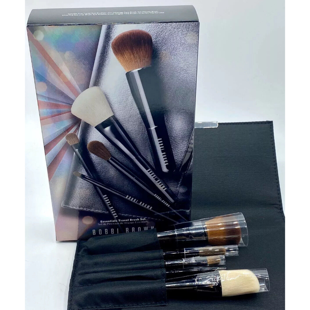 BOBBI BROWN 5 Piece Essential Travel Brush Set Travel Kit แท้100 Shopee Thailand