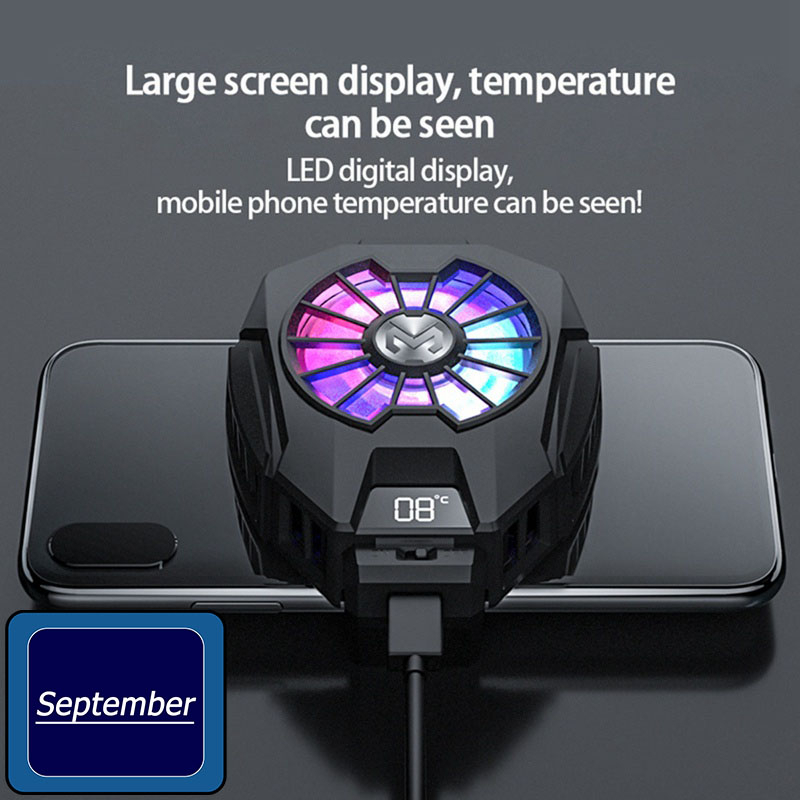 september-dl05-พัดลมระบายความร้อนแบบพกพา-มาพร้อมกับจอแสดงผลดิจิตอล-โคมไฟสี-พัดลมโทรศัพท์-พัดลมระบายความร้อนมือถือ-เข้ากันได้กับโทรศัพท์-android-ios