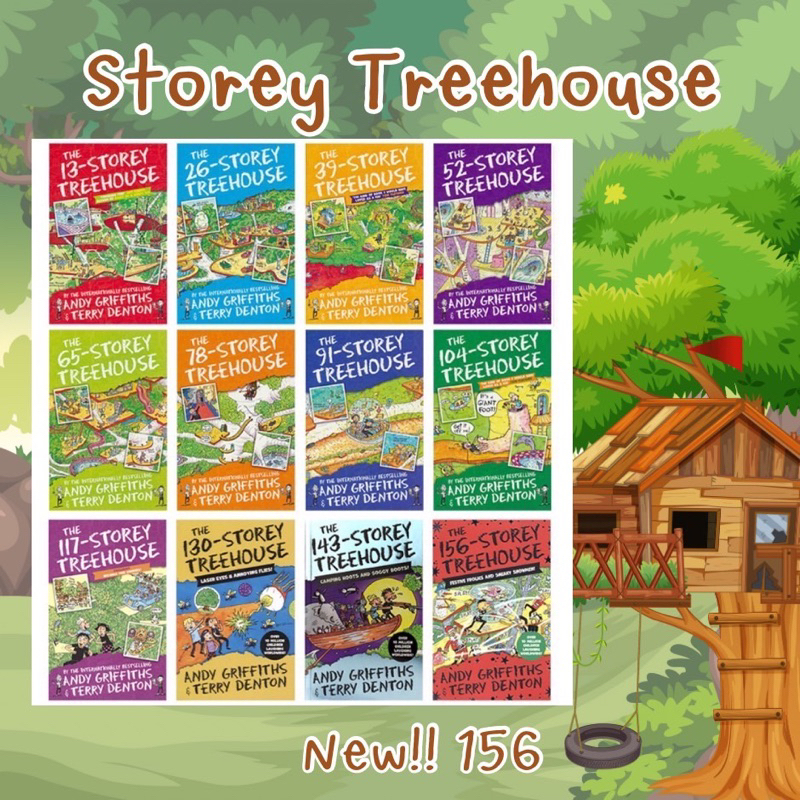 ใหม่-12-เล่ม-หนังสือชุด-the-storey-treehouse-พร้อมเล่มใหม่ล่าสุด-143-และ-156-storey-treehouse