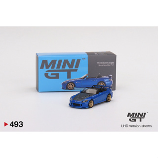 Mini GT No. 493-R Honda S2000 (AP2) Mugen Monte Carlo Blue Pearl