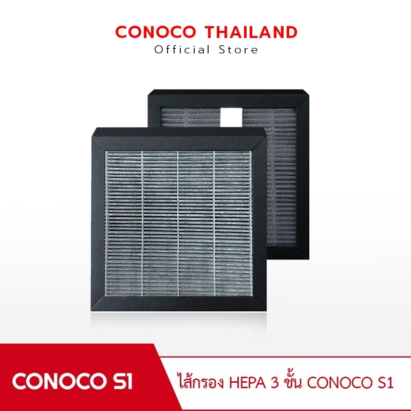 conoco-ไส้กรอง-hepa-เครื่องฟอกอากาศในรถยนต์-s1