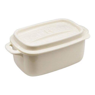 กล่องใส่น้ำซุปทรงเหลี่ยม สำหรับอาหารกลางวัน 440มล. สีขาว