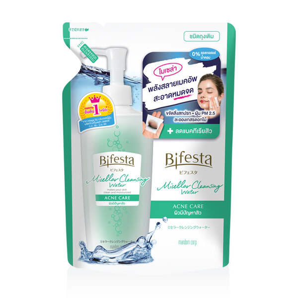 bifesta-micellar-cleansing-water-acne-care-refill-ที่เช็ดเครื่องสำอาง-360ml