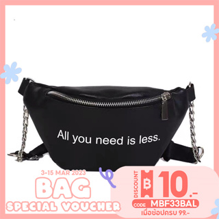 ✨โค้ดลด 10฿ พิมพ์ MBF33BAL ✨【พร้อมส่ง】🔥SALE 🔥miss bag fashion  กระเป๋าคาดอกและเอว รุ่น Tielianyaobao--Y150