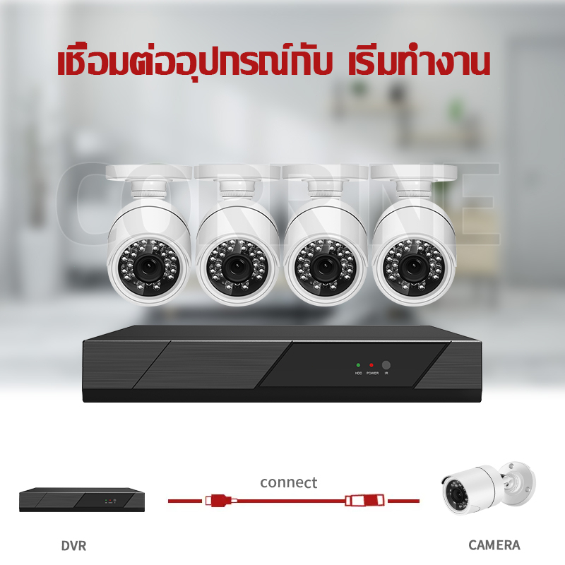 fofu-ชุดกล้องวงจรปิด-4mp-kit-4ch-fhd-1080p-cctv-4-ล้านพิกเซล-ระบบ-ahd-กล้องวงจรปิด-แถมอุปกรณ์ติดตั้ง