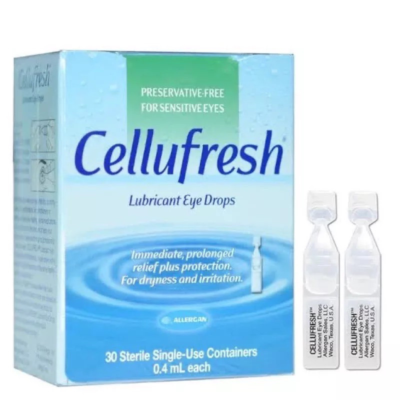 Cellufresh Eye Drops 30 x 0.4 ml น้ำตาเทียมรายวัน Shopee Thailand