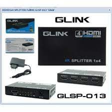 GLINK HDMI SPLITTER 1ออก4 (แยกสัญญาณ1ออก4) รุ่น GLSP-013 4K/FullHD 1080p