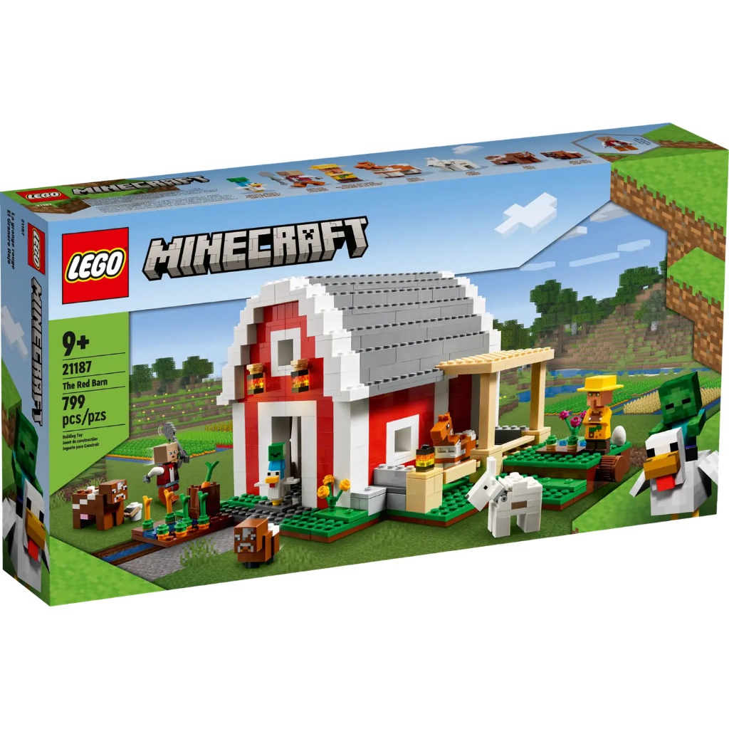 lego-minecraft-21187-the-red-barn-เลโก้ใหม่-ของแท้-กล่องสวย-พร้อมส่ง