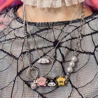 🔥Sale🔥สร้อยคอซานริโอ้ไข่มุก Sanrio Pearl Necklace พร้อมส่ง