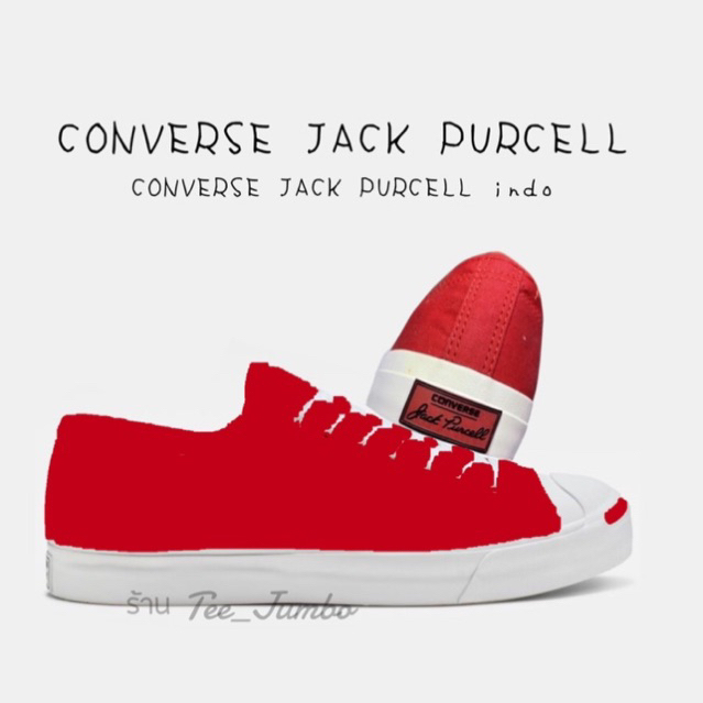 Converse jack purcell 2014 สีแดง store
