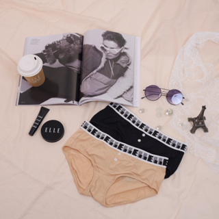 ELLE Lingerie I แพ็ค 1 ชิ้น Camisole Bra กางเกงในรูปแบบ Boyleg Lowrise I LU9317